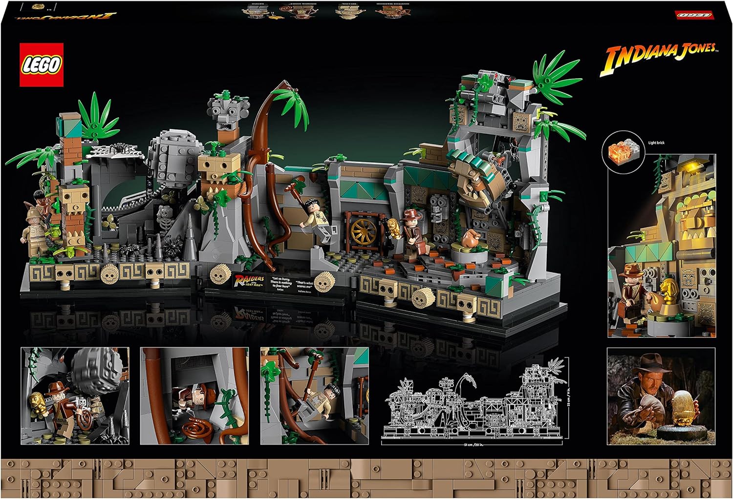 Lego Indiana Jones Tempel Des Goldenen G Tzen Neu