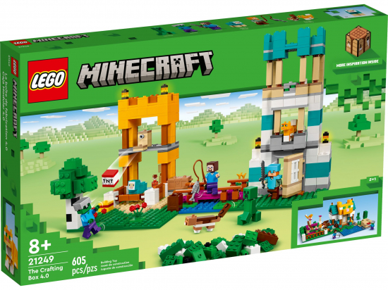 LEGO® Minecraft 21249 Die Crafting-Box 4.0 [neu - Verpackung leicht eingedrückt]