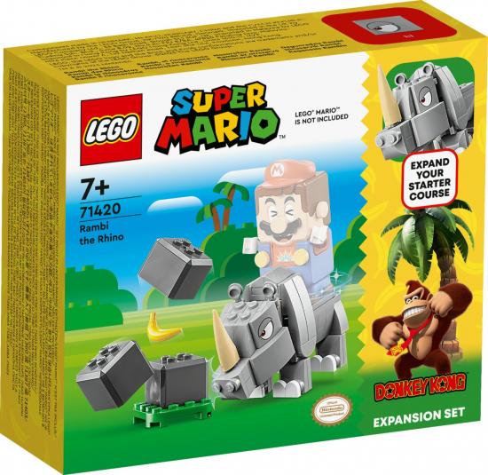 LEGO® Super Mario 71420 Rambi das Rhino – Erweiterungsset [neu]