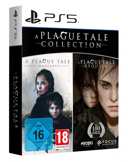 A Plague Tale Collection (Innocence & Requiem) [uncut] (deutsch spielbar) (AT PEGI) (PS5) inkl. Steelbook / Protector Pack DLC