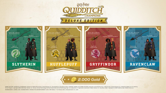 Harry Potter Quidditch Champions Deluxe Edition (deutsch spielbar) (AT PEGI) (XBOX ONE / XBOX Series X)