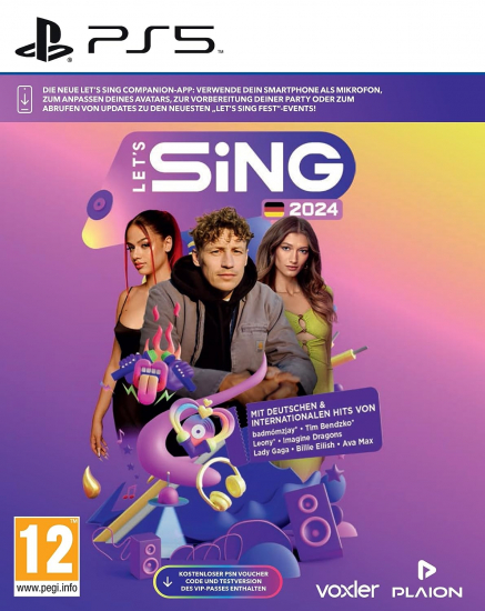 Lets Sing 2024 German Version (deutsch spielbar) (AT PEGI) (PS5)