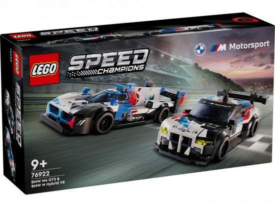 LEGO® Speed Champions 76922 BMW M4 GT3 & BMW M Hybrid V8 Rennwagen [neu]