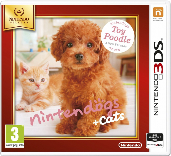 Nintendogs + Cats Zwergpudel & Neue Freunde [Selects] (deutsch) (EU PEGI) (3DS)