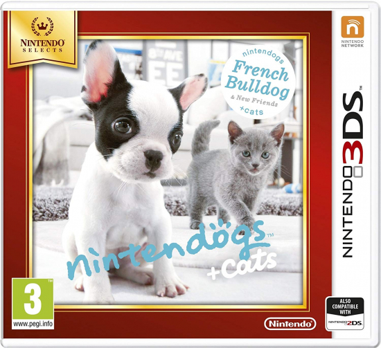 Nintendogs + Cats Französische Bulldogge & Neue Freunde [Selects] (deutsch) (EU PEGI) (3DS)