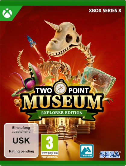 Two Point Museum Explorer Edition (deutsch spielbar) (AT PEGI) (XBOX Series X) inkl. Sonic-Objekte und Kosmetikgegenstände DLC