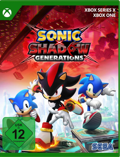 Sonic x Shadow Generations (deutsch spielbar) (AT PEGI) (XBOX ONE / XBOX Series X) inkl. Legacy-Skin / Gerald Robotnik Notizbuch