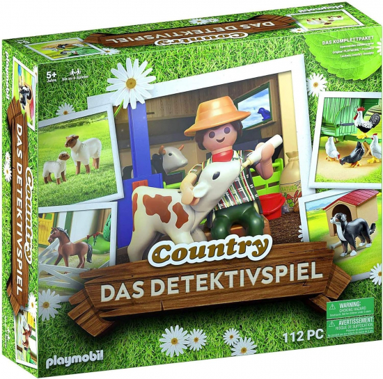 Playmobil® Country 70763 Das Detektivspiel mit 7 Country-Spielsets, Labyrinthkarte und Kochbuch [neu]