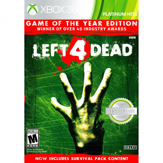 Left 4 Dead Game of the Year Edition [Platinum Hits] [uncut] (deutsch spielbar) (US ESRB) (XBOX360 / XBOX ONE) [Verpackung beschädigt]