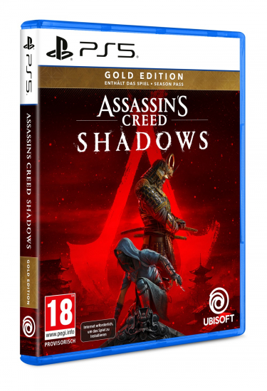 Assassin's Creed Shadows Gold Edition [uncut] (deutsch spielbar) (AT PEGI) (PS5) inkl. 3 Tage früher spielen / Season Pass / Bonus Quest / Ein Hundeleben Bonus Quest