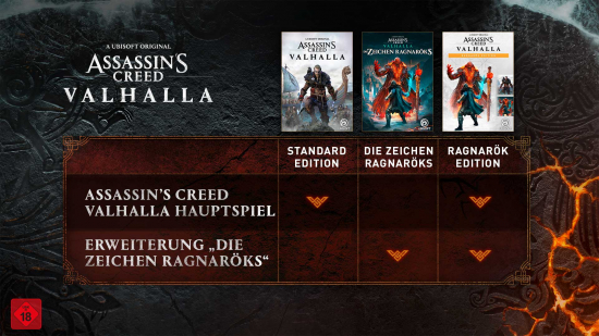 Assassin's Creed Valhalla Ragnarök Edition [uncut] (deutsch) (DE USK) (PS4)