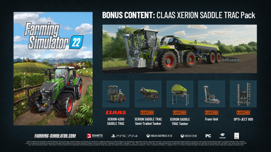 Landwirtschafts-Simulator 22 (deutsch) (AT PEGI) (PC DVD) inkl. CLAAS XERION SADDLE TRAC Pack