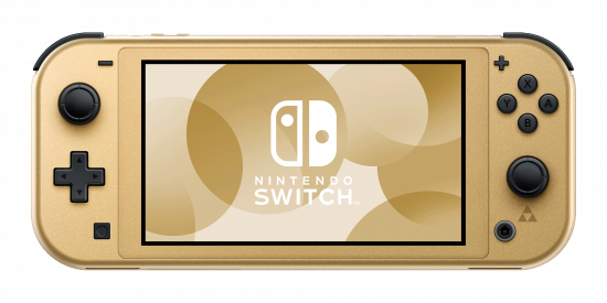 Nintendo Switch Lite – Hyrule-Edition gold inkl. 12-Monate Mitgliedschaft für Nintendo Switch Online (10013779)