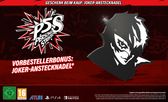 Persona 5 Strikers Limited Edition (deutsch) (AT PEGI) (PS4/PS5) inkl. Joker-Anstecknadel