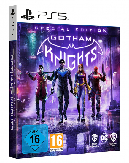 Gotham Knights Special Steelbook D1 Edition (deutsch) (AT PEGI) (PS5) inkl. Gotham Knight (Batcycle) DLC / Skin