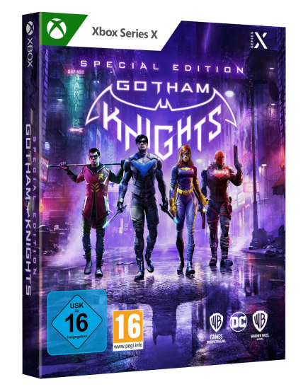Gotham Knights Special Steelbook D1 Edition (deutsch) (AT PEGI) (XBOX Series X) inkl. Gotham Knight (Batcycle) DLC / Skin