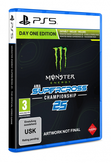 Monster Energy Supercross 25 The Official Video Game D1 (deutsch spielbar) (AT PEGI) (PS4/PS5) inkl. Stars & Stripes Pack & Touchdown Pack DLC