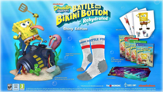 Spongebob SquarePants Battle for Bikini Bottom Rehydrated Shiny Edition (deutsch) (AT PEGI) (XBOX ONE)