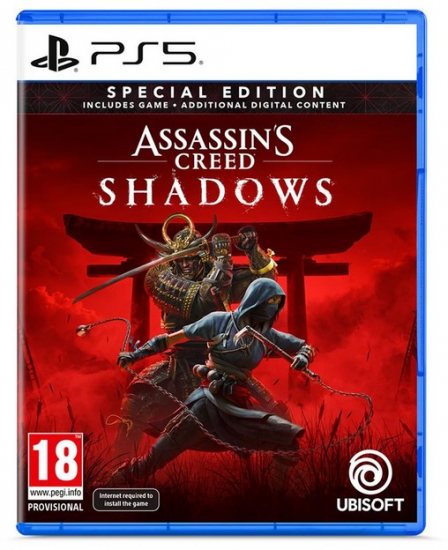 Assassin's Creed Shadows Special Edition (deutsch spielbar) (EU PEGI) (PS5) inkl. Yasuke-Charakterpaket