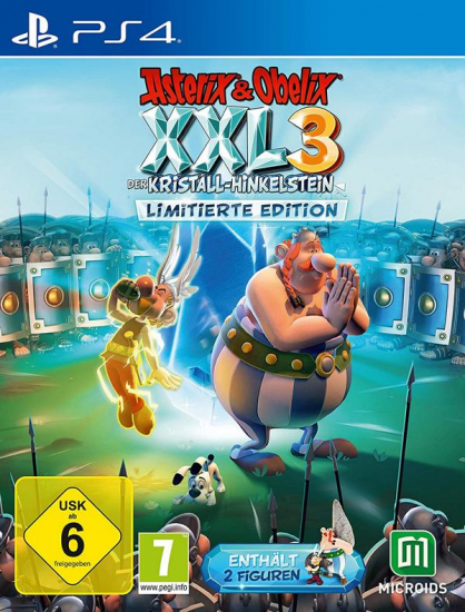 Asterix & Obelix XXL3 Der Kristall-Hinkelstein Limited Edition (deutsch) (AT PEGI) (PS4) inkl. 2 Figuren