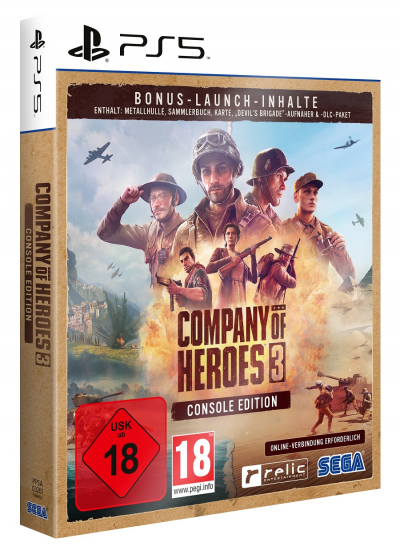 Company of Heroes 3 Metal Case Launch Edition (deutsch spielbar) (AT PEGI) (PS5)