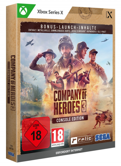Company of Heroes 3 Metal Case Launch Edition (deutsch spielbar) (AT PEGI) (XBOX Series X)