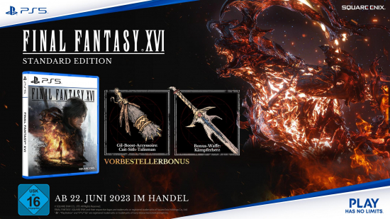 Final Fantasy XVI (deutsch spielbar) (AT PEGI) (PS5) inkl. 2 DLC