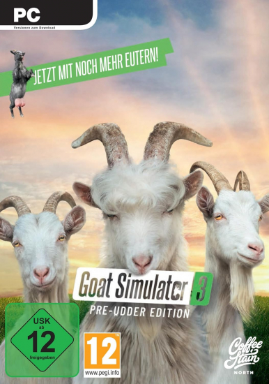 Goat Simulator 3 Pre-Udder Edition (deutsch) (AT PEGI) (PC) [Download] inkl. Pre-Udder Gear DLC