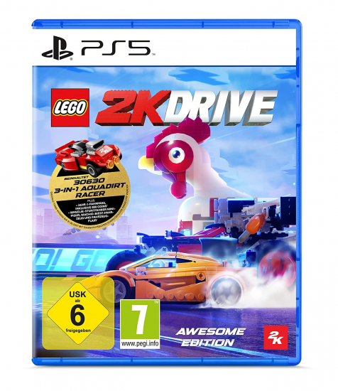 LEGO 2K Drive Awesome Edition (deutsch spielbar) (AT PEGI) (PS5) inkl. Aquadirt-Racer-Paket