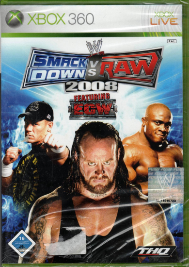 WWE Smackdown vs. Raw 2008 (deutsch spielbar) (DE USK) (XBOX360)