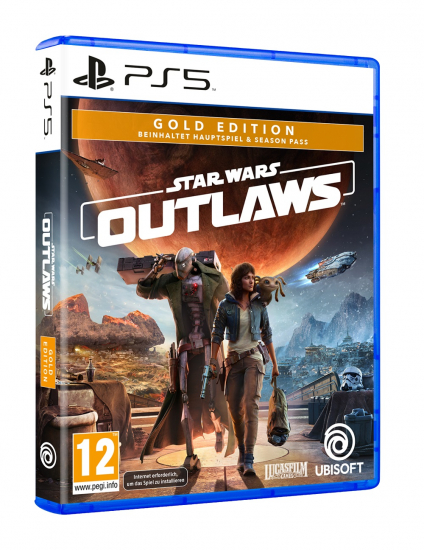 Star Wars Outlaws Gold Edition (deutsch spielbar) (AT PEGI) (PS5) inkl. 3 Tage früher spielen / Kesselflieger-Bonuspaket / Season Pass / Bonus-Mission