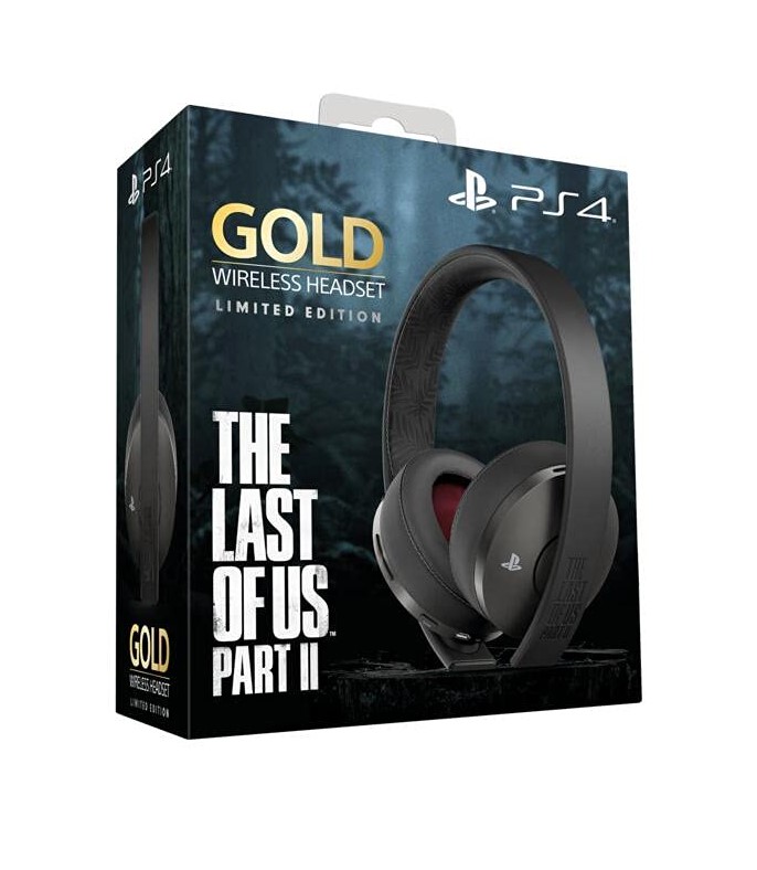 Playstation 4 Gold Wireless Headset The Last Of Us Part Ii Limited