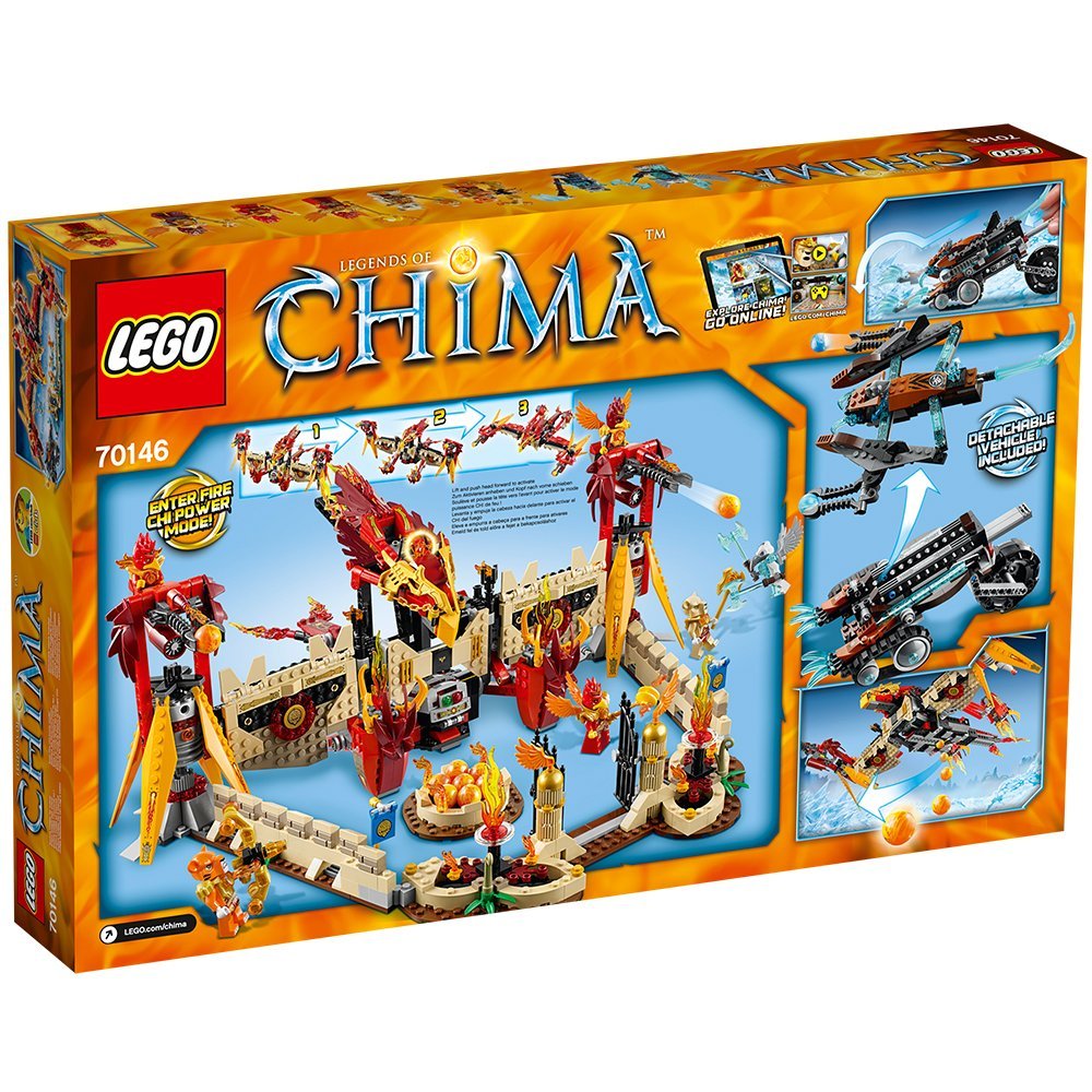 Lego Legends Of Chima 70146 Phoenix Fliegender Feuertempel [neu]