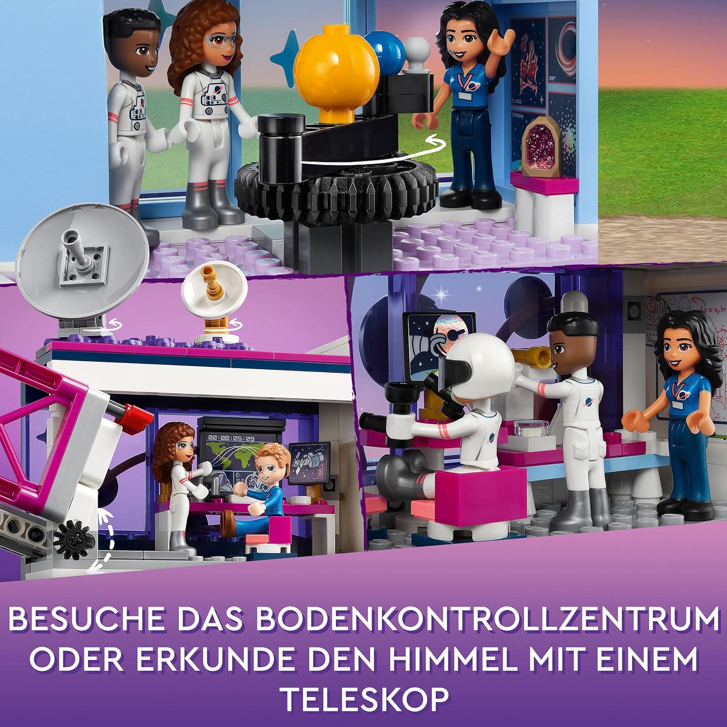 Lego Friends Olivias Raumfahrt Akademie Neu