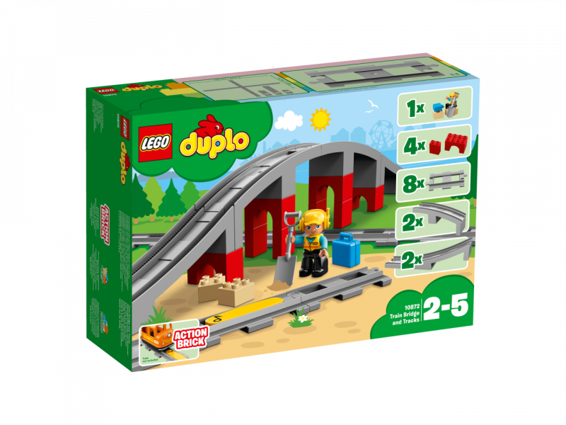 LEGO® Duplo 10872 Eisenbahnbrücke und Schienen [neu]