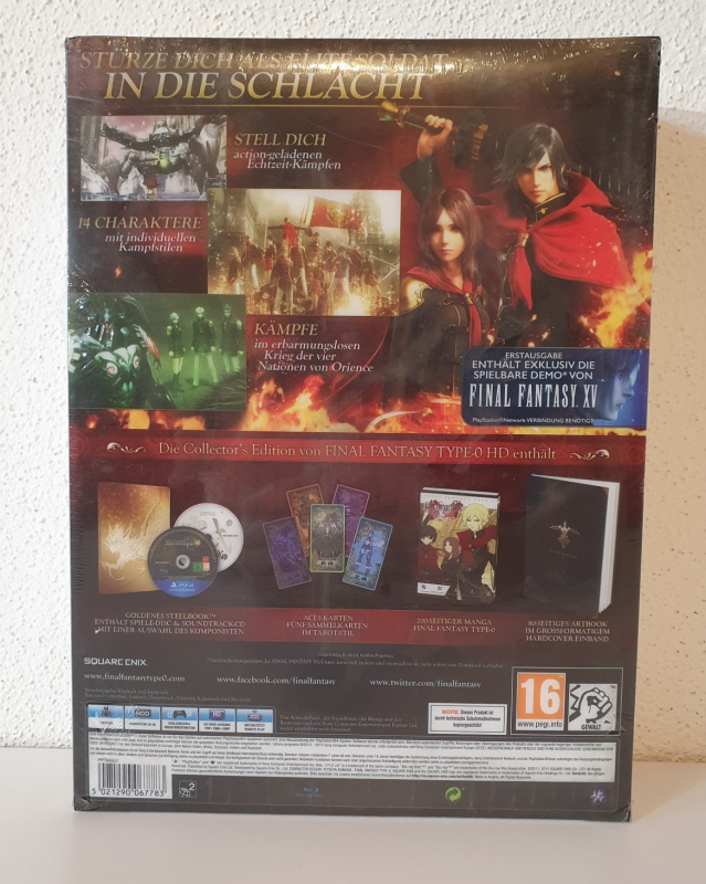 Final Fantasy Type-0 HD Collector's Edition (deutsch spielbar) (AT) (PS4)