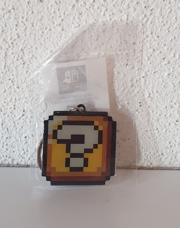 Super Mario Maker 2 Keyring/Schlüsselanhänger Super Mario World 2019 (10002589)