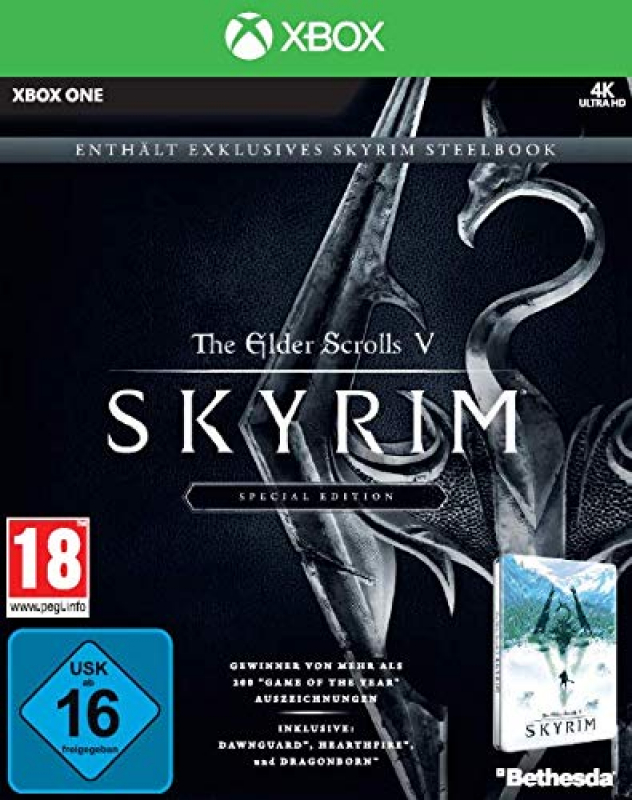 The Elder Scrolls V Skyrim Special Steelbook Limited Edition (deutsch) (AT PEGI) (XBOX ONE) inkl. Addons [Gebrauchtware]