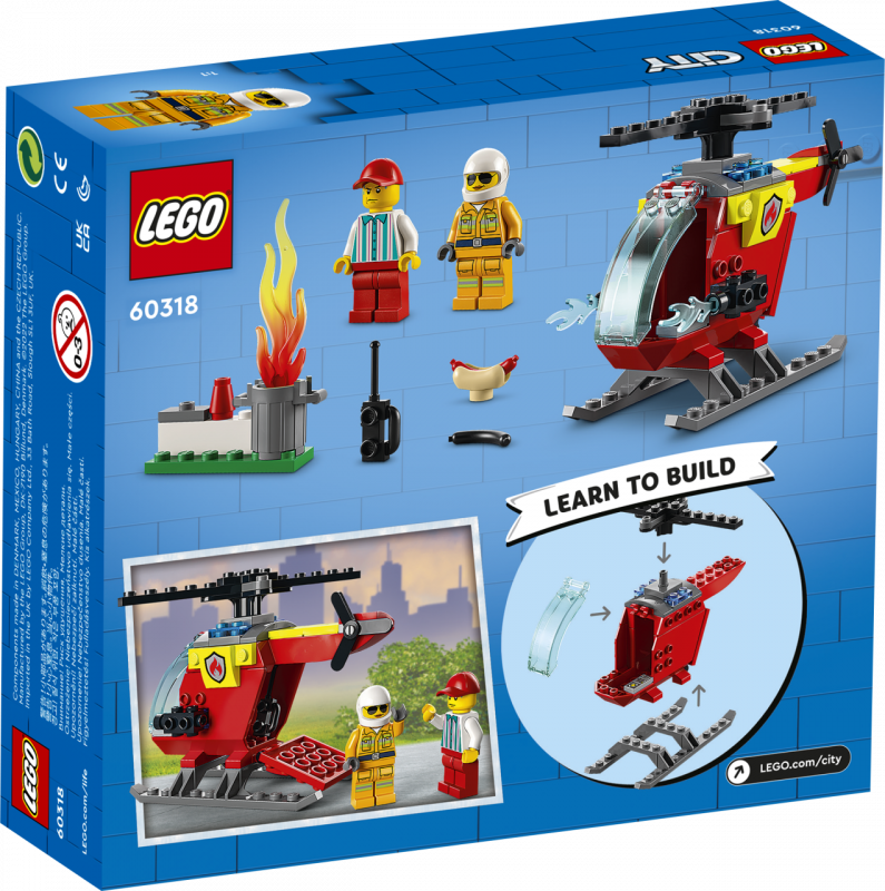 LEGO® City 60318 Feuerwehrhubschrauber [neu]