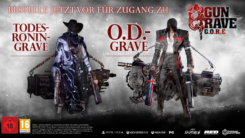 Gungrave G.O.R.E. Day One Edition (deutsch) (AT PEGI) (PS5)