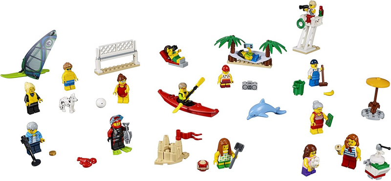 LEGO City 60153 Stadtbewohner - Ein Tag am Strand [neu]