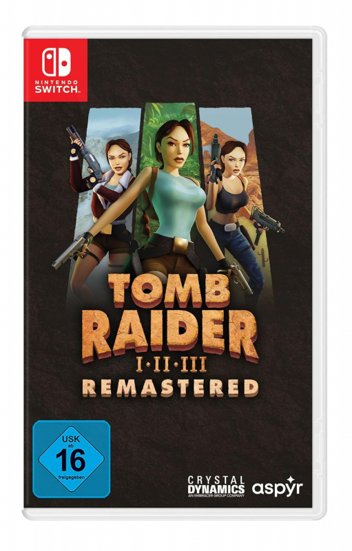 Tomb Raider 1-3 Remastered Starring Lara Croft (deutsch spielbar) (DE USK) (Nintendo Switch)