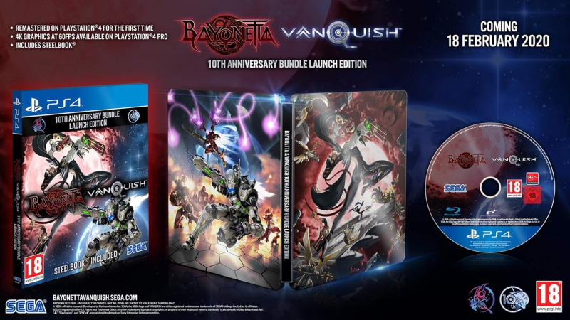 Bayonetta & Vanquish 10th Anniversary Steelbook Bundle Limited Edition [uncut] (deutsch spielbar) (EU PEGI) (PS4)