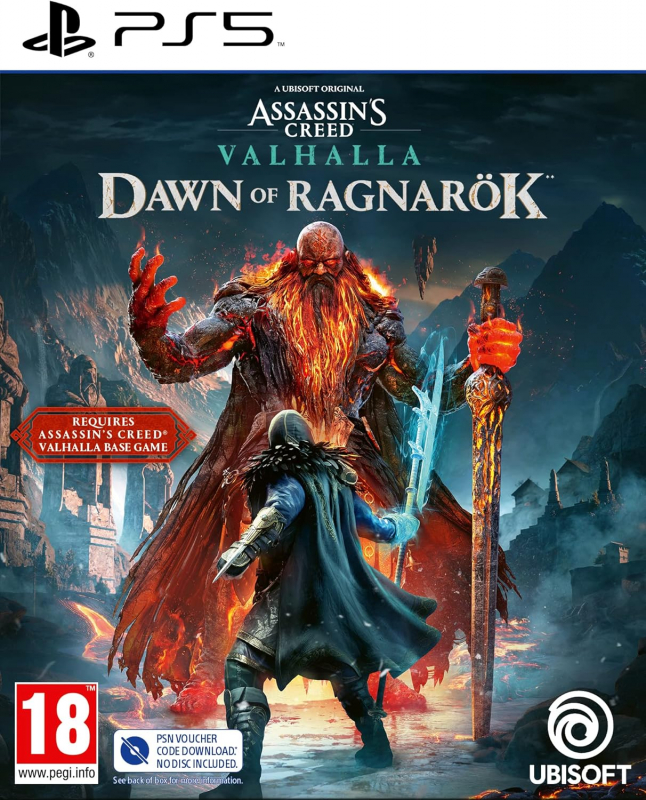 Assassin's Creed Valhalla Die Zeichen Ragnaröks Erweiterung [Code in a box, Hauptspiel wird benötigt] [uncut] (deutsch spielbar) (EU PEGI) (PS5)