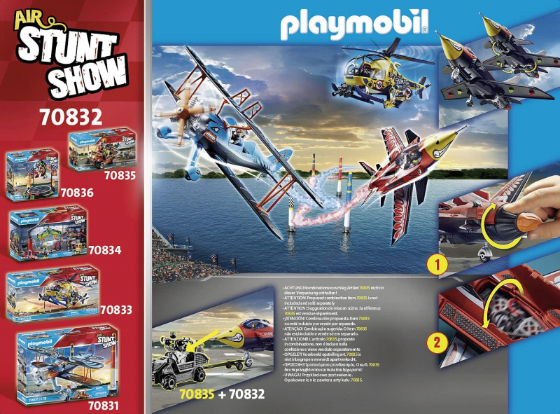 Playmobil® Air Stuntshow 70832 Düsenjet Eagle [neu]