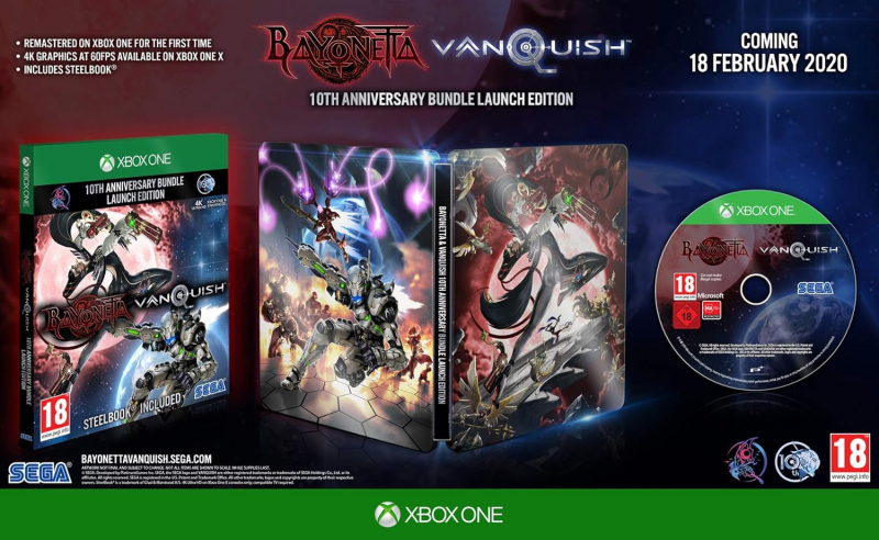 Bayonetta & Vanquish 10th Anniversary Steelbook Bundle Limited Edition [uncut] (deutsch spielbar) (EU PEGI) (XBOX ONE)