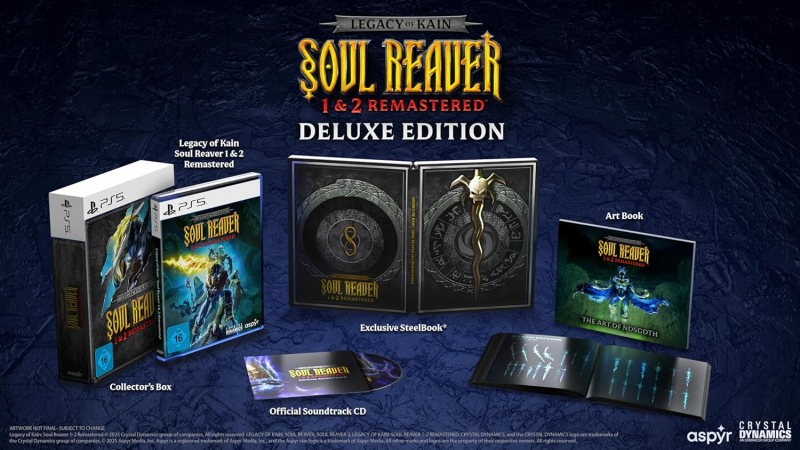 Legacy of Kain Soul Reaver 1 & 2 Remastered Deluxe Edition (deutsch spielbar) (DE USK) (PS5)