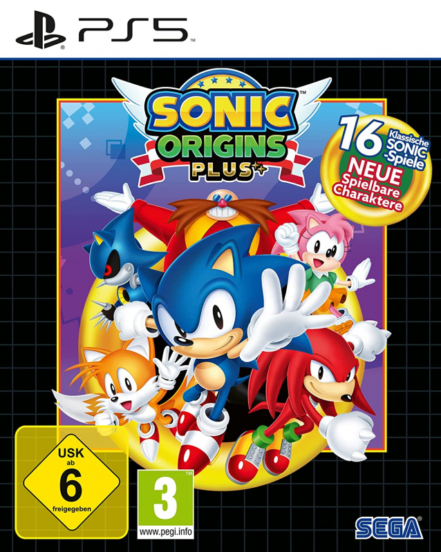 Sonic Origins Plus Limited Edition (deutsch spielbar) (AT PEGI) (PS5) inkl. Wendecover & Artbook