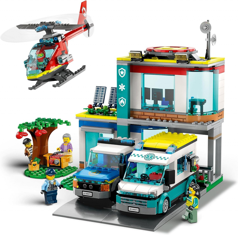 LEGO® City 60371 Hauptquartier der Rettungsfahrzeuge [neu]