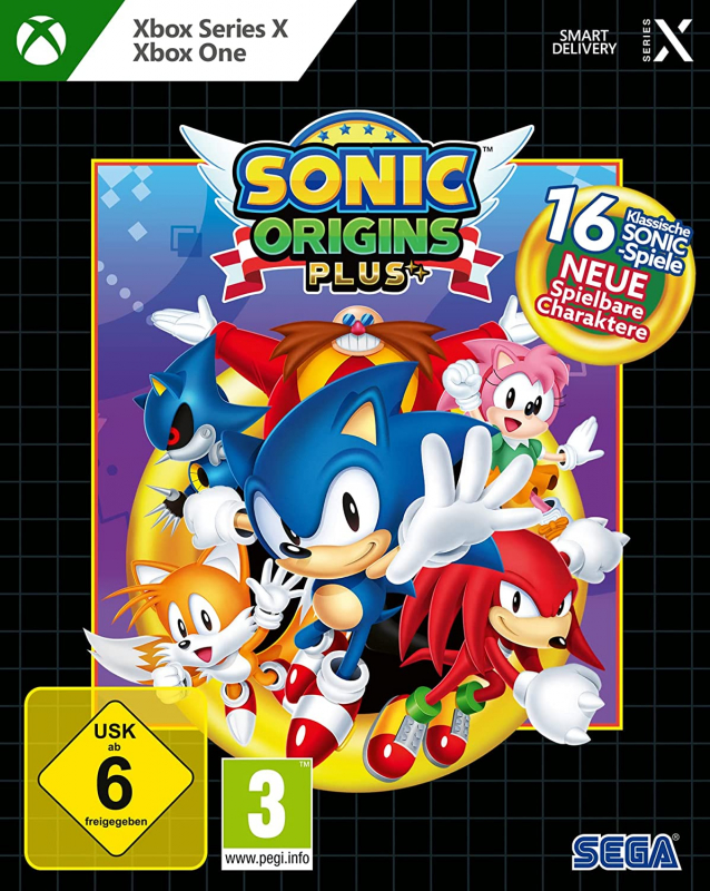 Sonic Origins Plus Limited Edition (deutsch spielbar) (AT PEGI) (XBOX ONE / XBOX Series X) inkl. Wendecover & Artbook